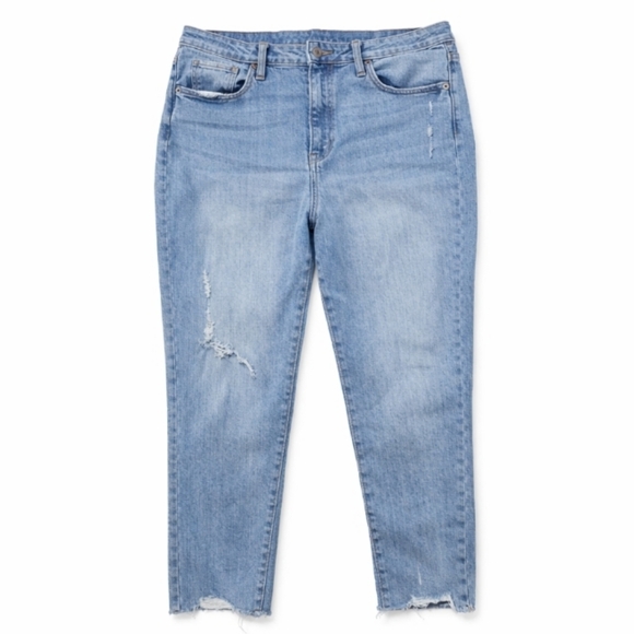 Universal Thread Denim - Universal Thread Distressed Ankle Jeans Size 14